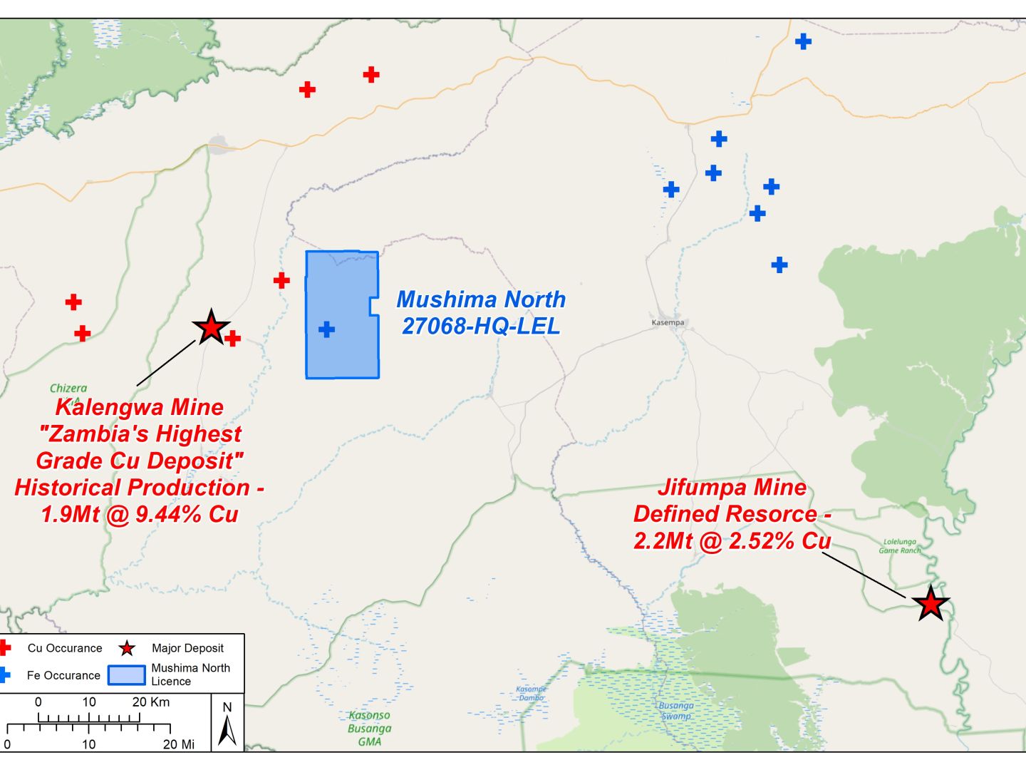 Mushima North Location Map