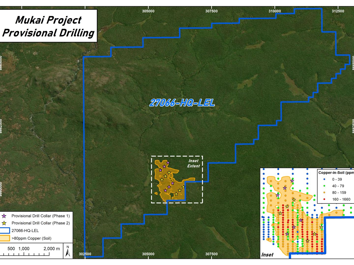 Mukai Project - Provisional Drilling